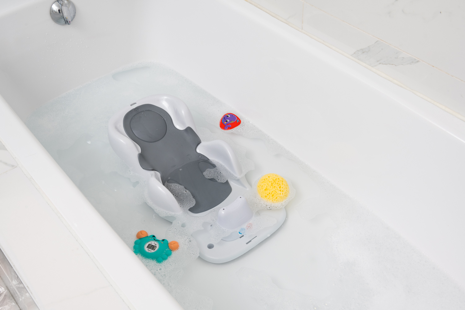 Siège de bain bébé, siège de bain bébé antidérapant Ensemble de