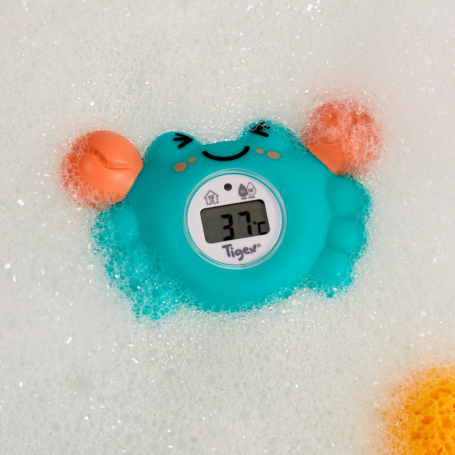 Thermomètre de bain bébé avec écran digital vert BAIN/SOIN